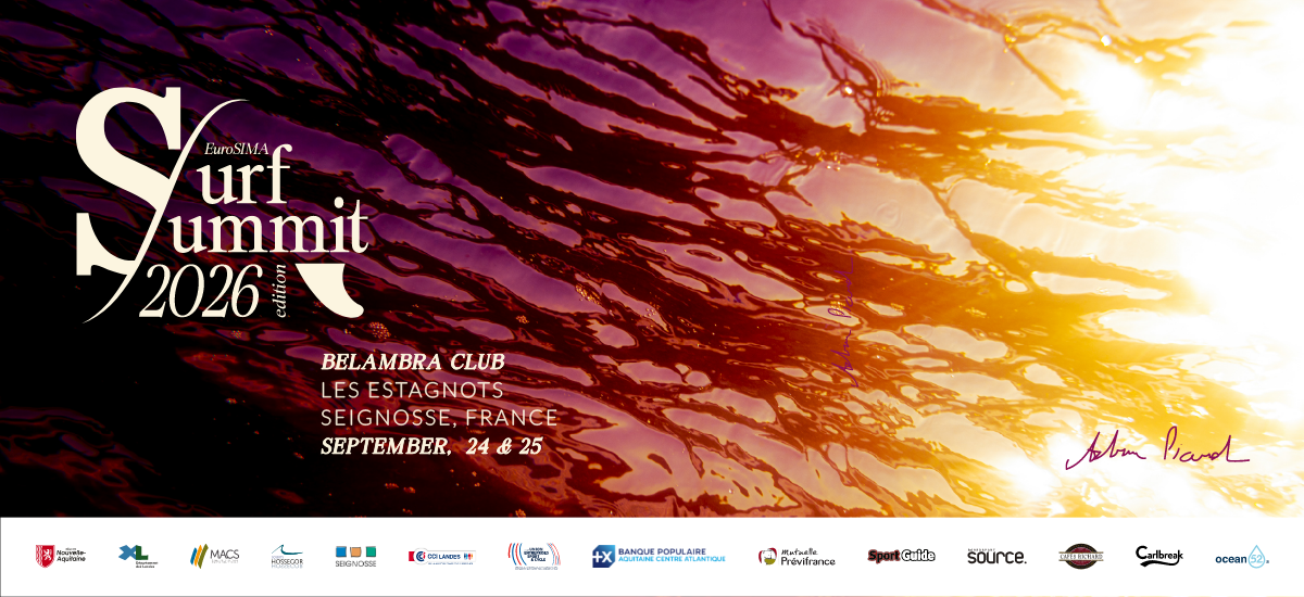 Affiche EuroSIMA Surf Summit 2026 - Photographe Arthur Picard