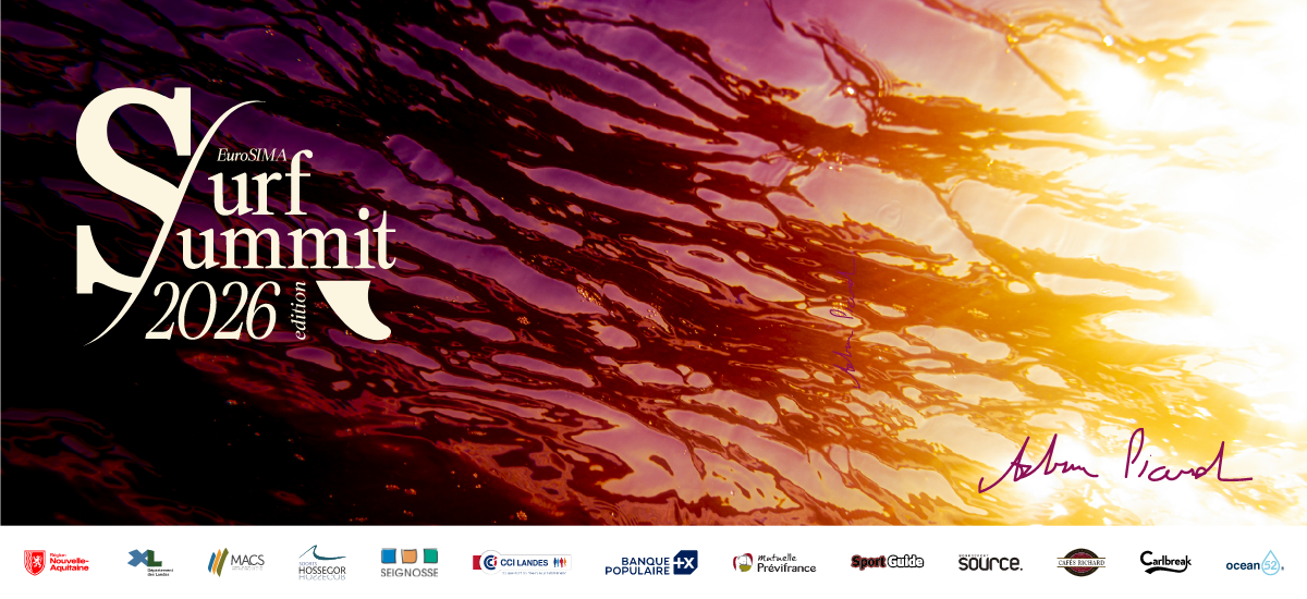 Affiche EuroSIMA Surf Summit 2026 - Photographe Arthur Picard
