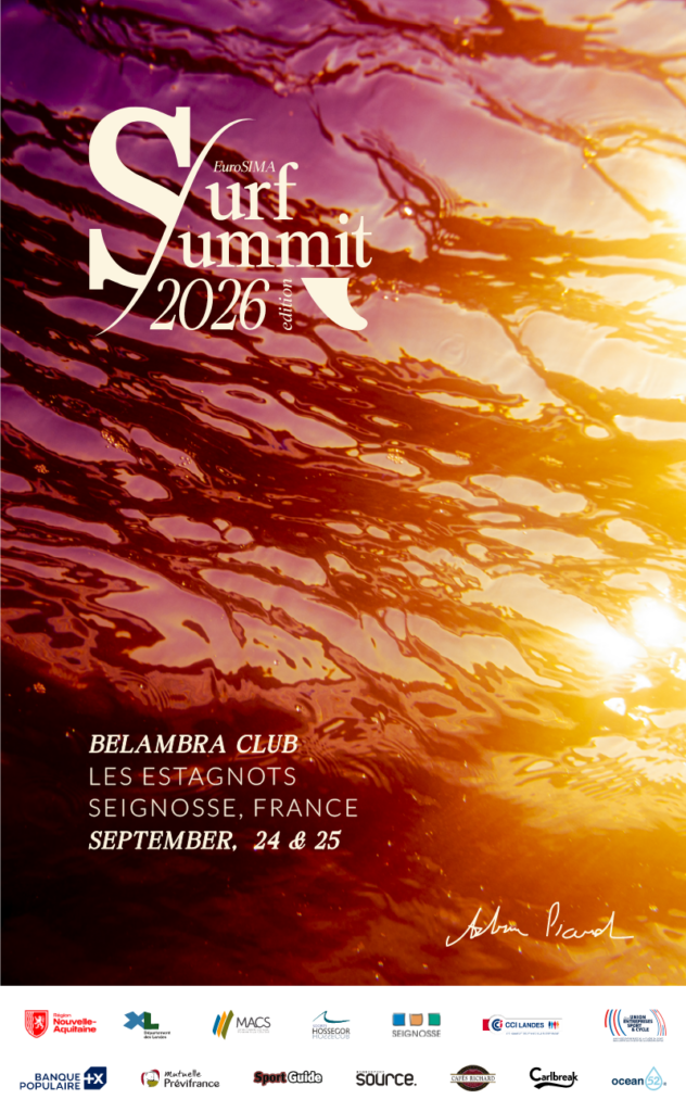 Affiche EuroSIMA Surf Summit 2026 - Photographe Arthur Picard